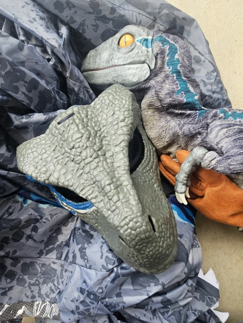 Jurrasic Park Bundle Blue Toy Costume